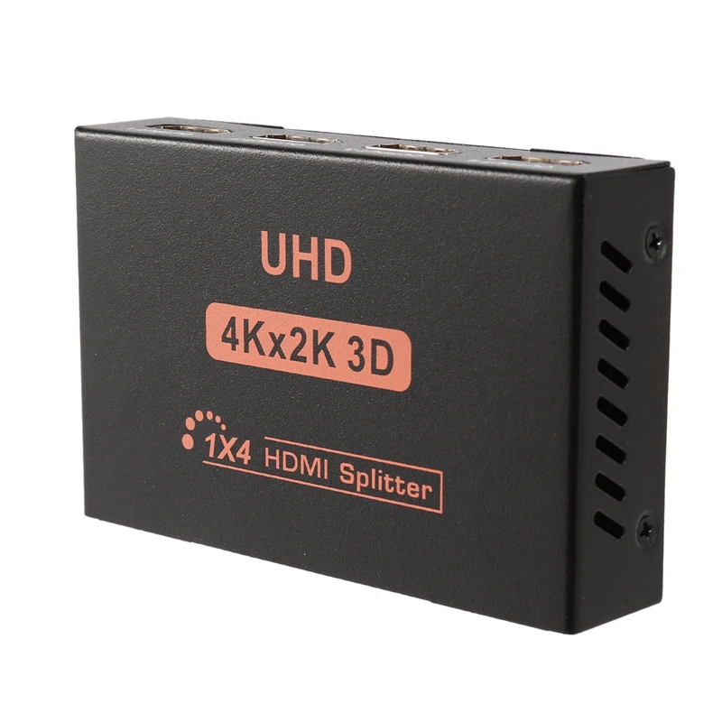 

HDMI Compatible Splitter 1 In 4 Out, 4K Supports Full Ultra HD 1080P Switch Splitter For PC DVD HDTV Projector
