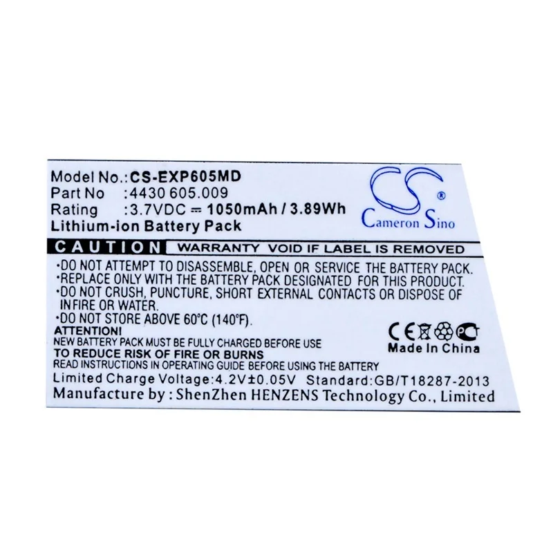 

Applicable Eppendorf EasyPet 3 Medical Battery 4430 605.009