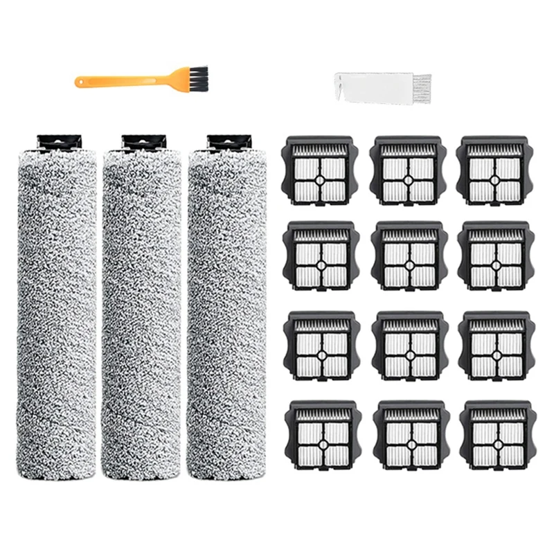 

Мойщик полов ручной пылесос мягкий валик Brush Hepa Filter, набор запасных частей, беспроводной, влажной и сухой для TINECO Ifloor 3 / Floor One S3