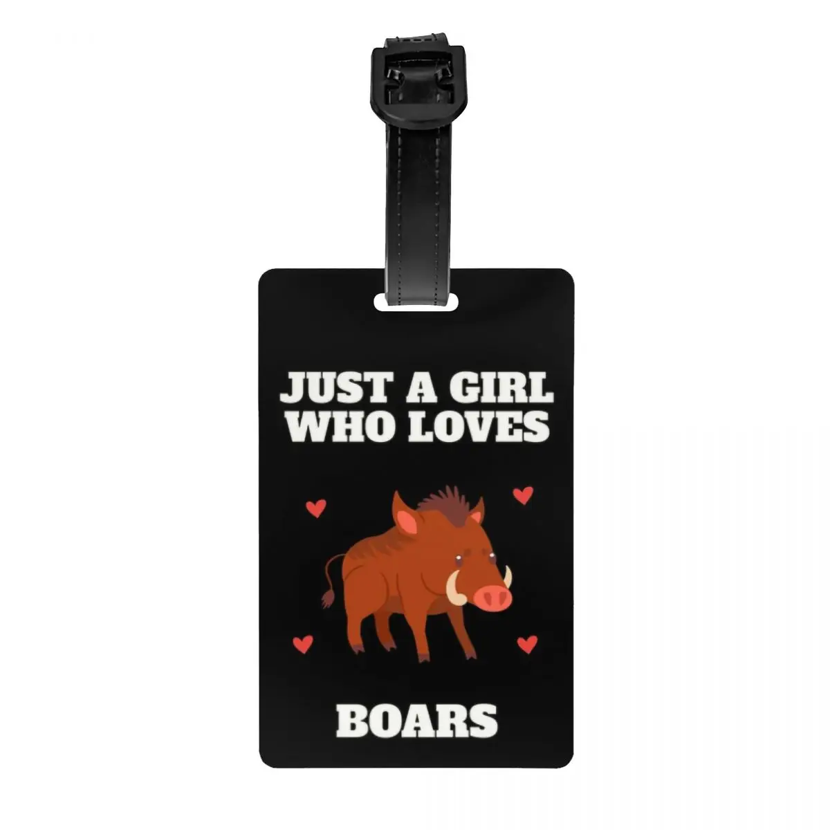 

Пользовательские ярлыки для багажа в виде дикого кабана для девушек-энтузиастов, защита личности, ярлыки для багажа в виде свиньи, дорожные ярлыки для сумок, чемоданов