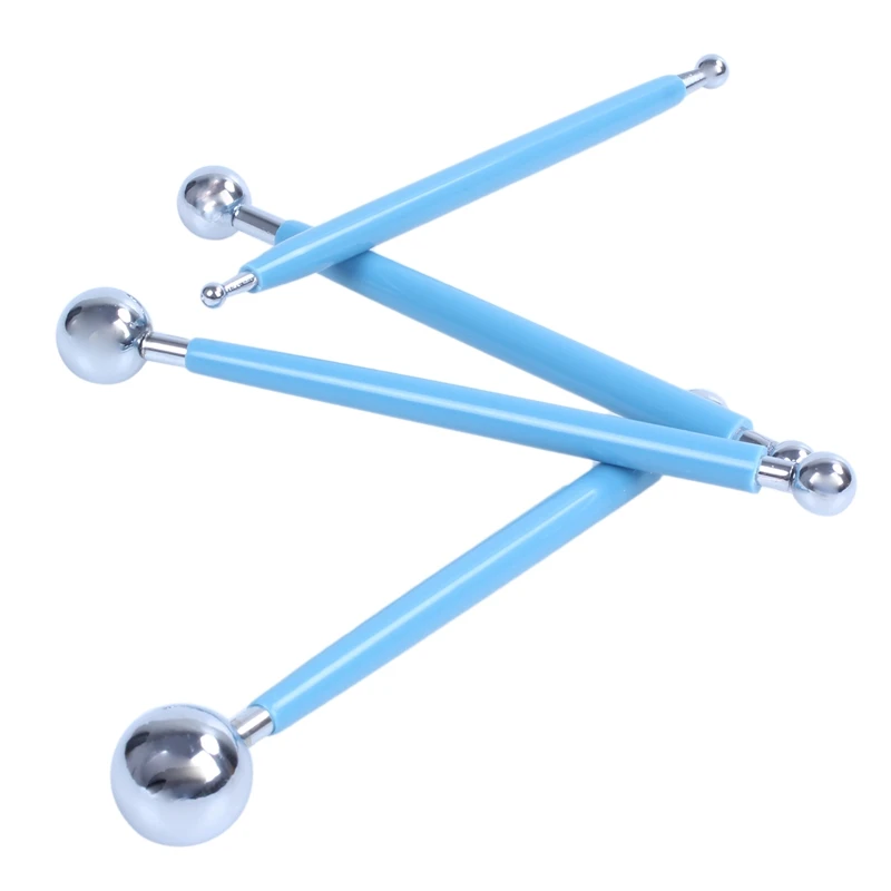 

Набор инструментов для моделирования в виде металлического шара со стилусом и глиной