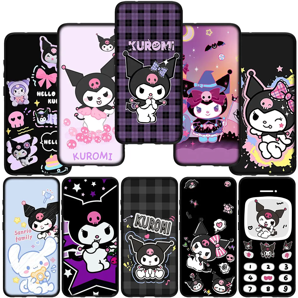 Poster Kuromi Cartoon for Samsung Galaxy S24 S23 Fe Ultra A55 A35 A24 A15 A05 M55 M15 Plus A02 A03 A11 A70 S7 Phone Cover Case