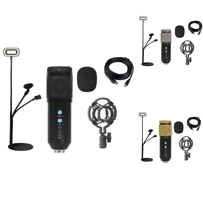 Fill Light BM858 USB-комплект конденсаторного микрофона для ПК профессиональная