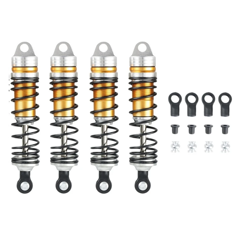 

4Pcs Metal Front & Rear Shock Absorbers for 1/10 Traxxas Revo E-Revo 2.0 VXL Summit RC Car Upgrade Parts