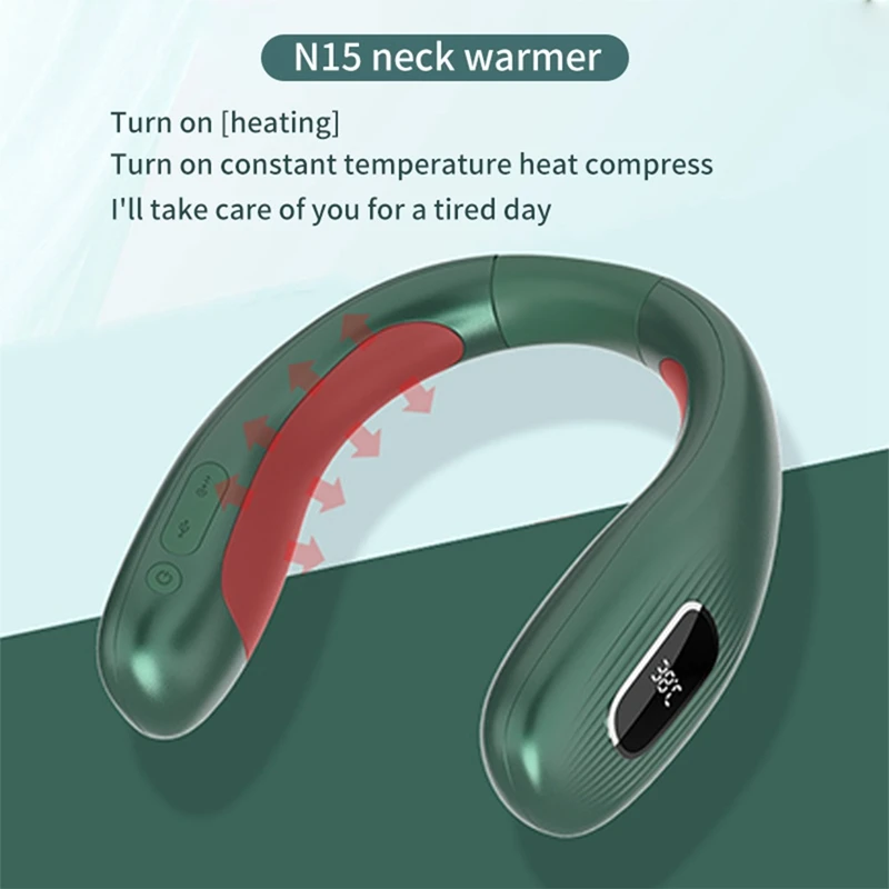 Перезаряжаемая грелка для рук подвесная шея теплая сокровище USB-банк питания