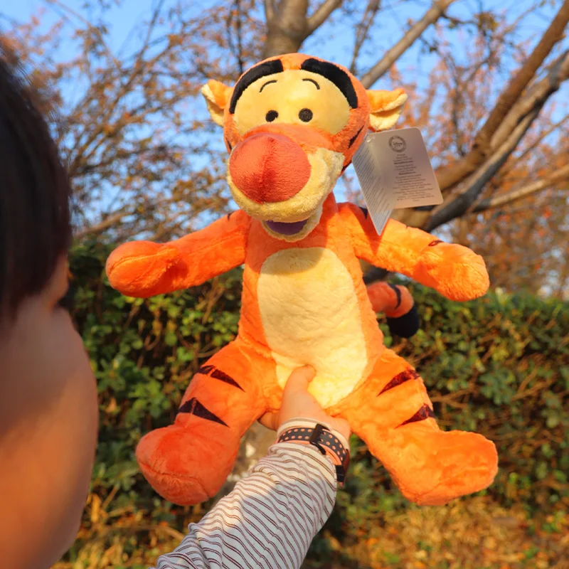 Фото Disney My Friends Тигра и Пух Плюшевые игрушки Мягкий Винни Пух Набор чучеленных животных Оптовая продажа Куклы Рождественские подарки для детей №3