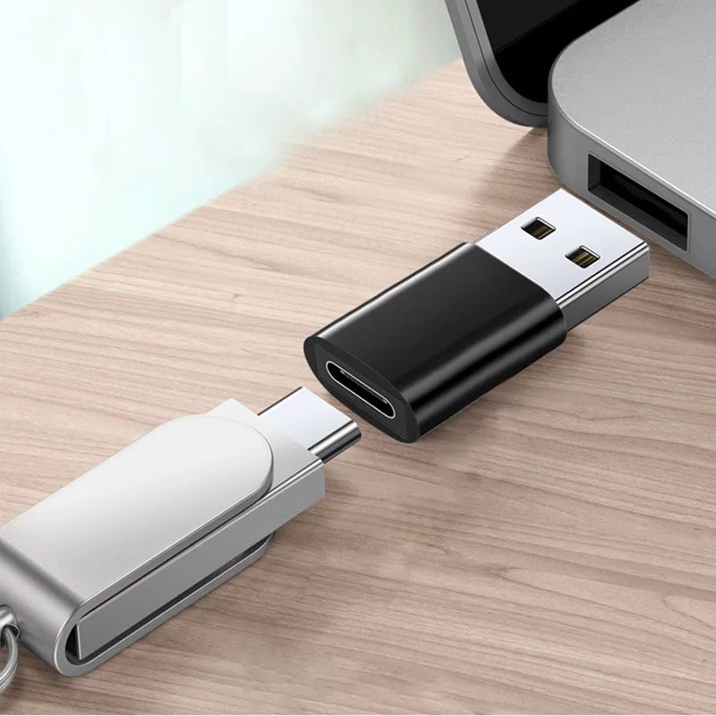 Тип C к USB3.0 Передача данных Зарядный адаптер папа-мама Конвертер из АБС-пластика