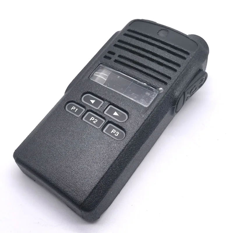 Set Front Panel Cover Housing Case with Volume Knobs Keyboard PTT for Motorola EP350 CP1300 CP130 Radio Accessories Repair Kits