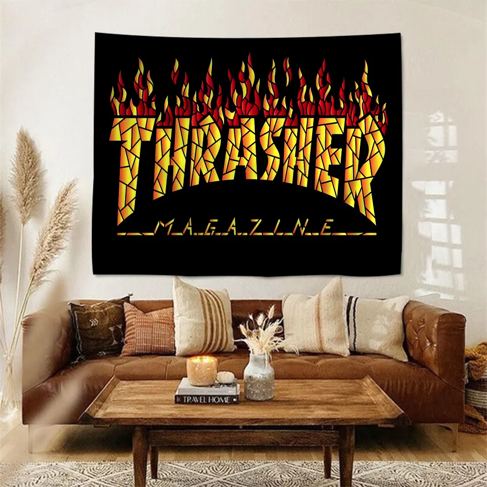 Большой настенный гобелен с принтом T-Thrasher художественная научная фантастика