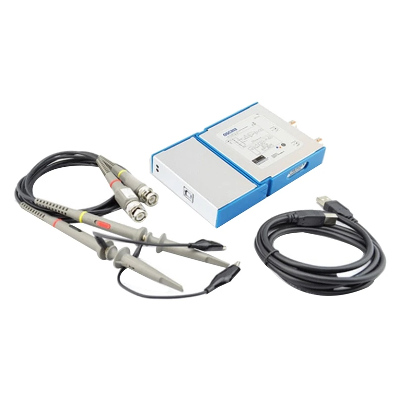 

Hot 3 In 1 USB PC Virtual Digital Oscilloscope 2CH 20M Bandwidth 50Msa/S Single Channel Output, Plug And Play
