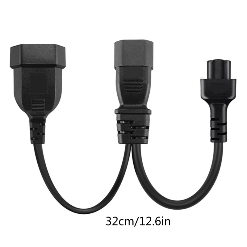 Кабель с гнездовыми разъемами IEC320 от C14 до C5+EU4.0MM