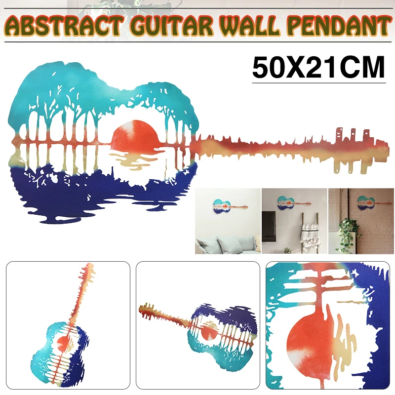 

Abstract Guitar Precision Metal Guitarist Wall Art Sculptures Hanging Ornament