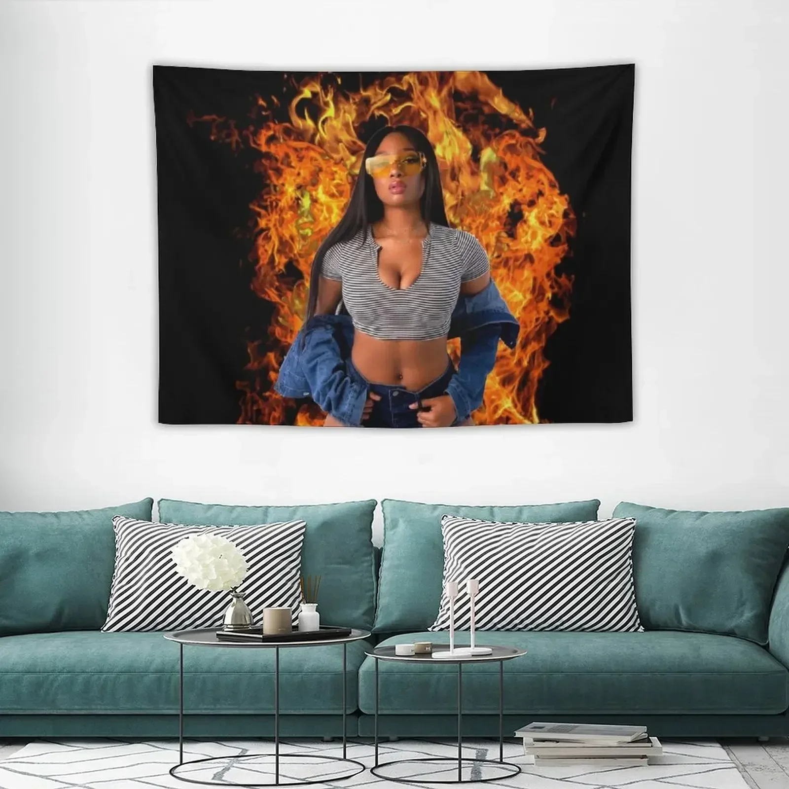 Меган Те жеребец гобелен Рождественское украшение Декор домашний