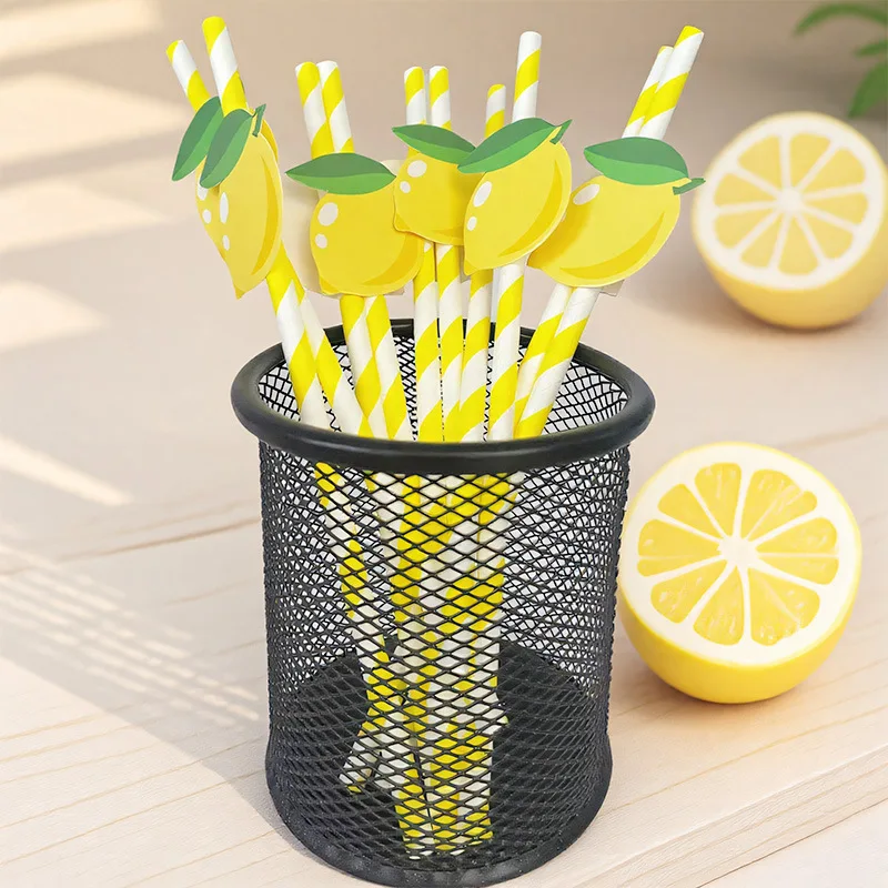 

Бумажные соломинки с фруктами Kisd 20 шт.