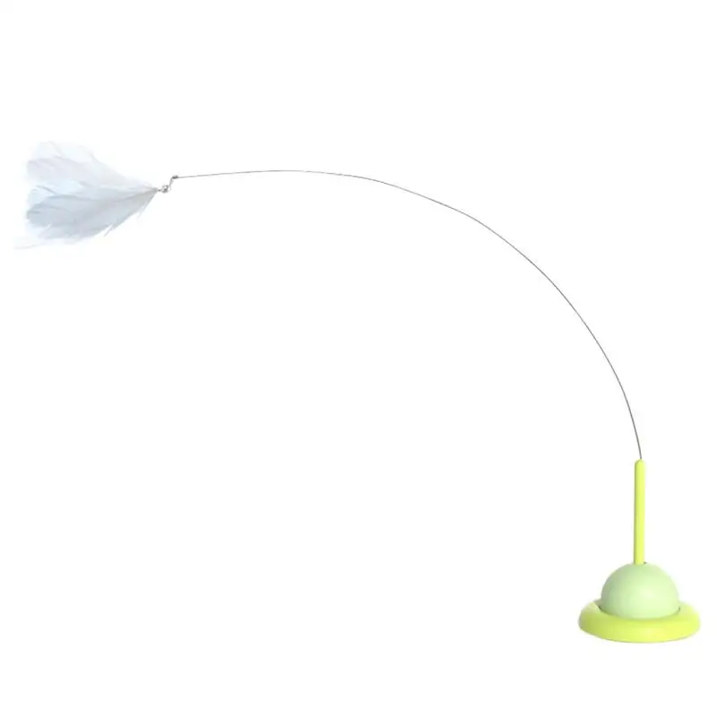 

Cat Wand Toys Natural Feathers Cat Toys With Bell Cat Toys For Indoor Kitten Play Chase Exercise Wand Cat For Indoor Games Or