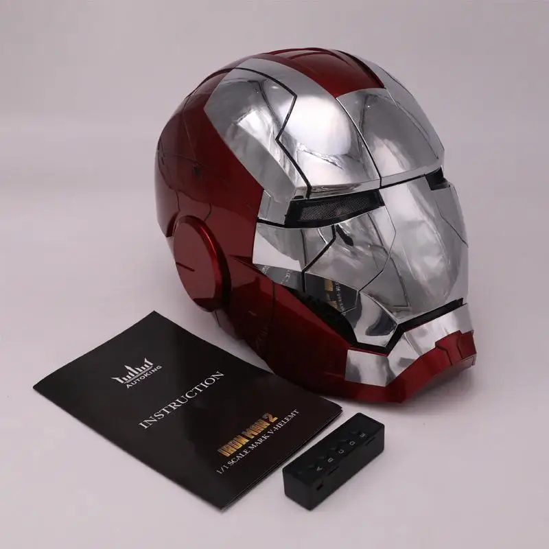 Marvel Железный человек шлем электрический 1/1 Mk5 дистанционное и Голосовое