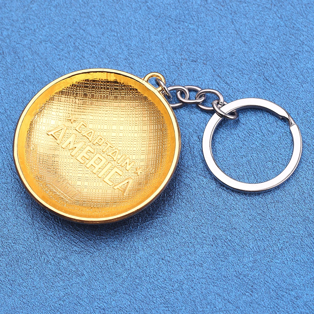 Крутые брелки Marvel Мстители в стиле аниме Капитан Америка брелок кулон детская