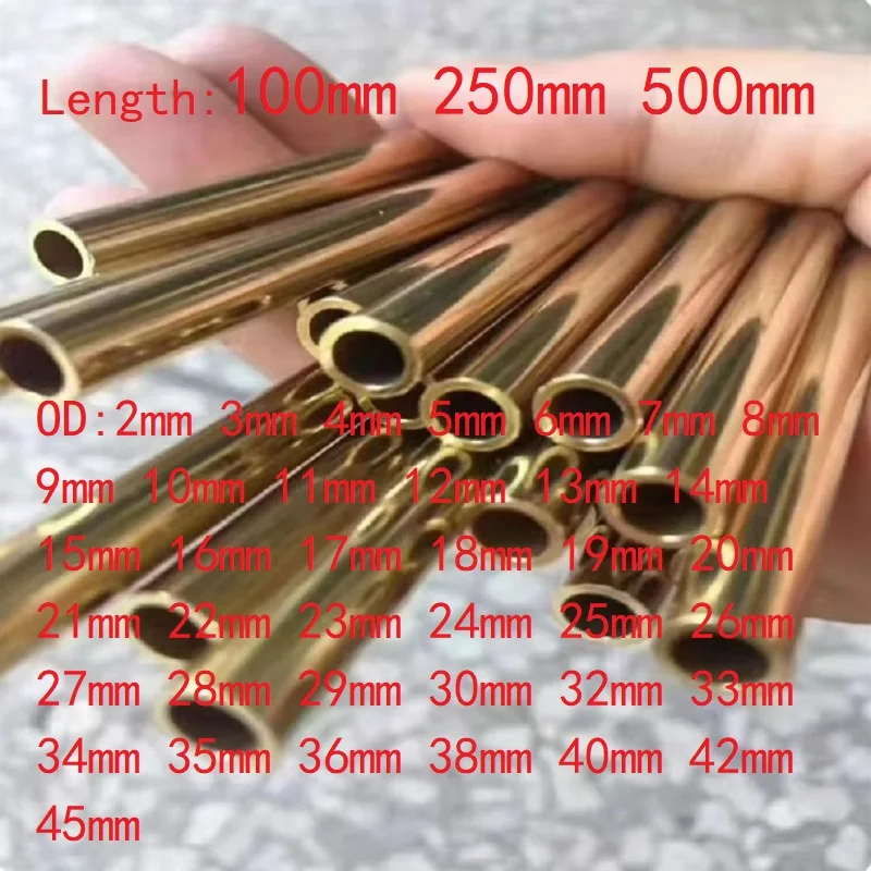 

Латунная трубка для моделирования 2-45 мм