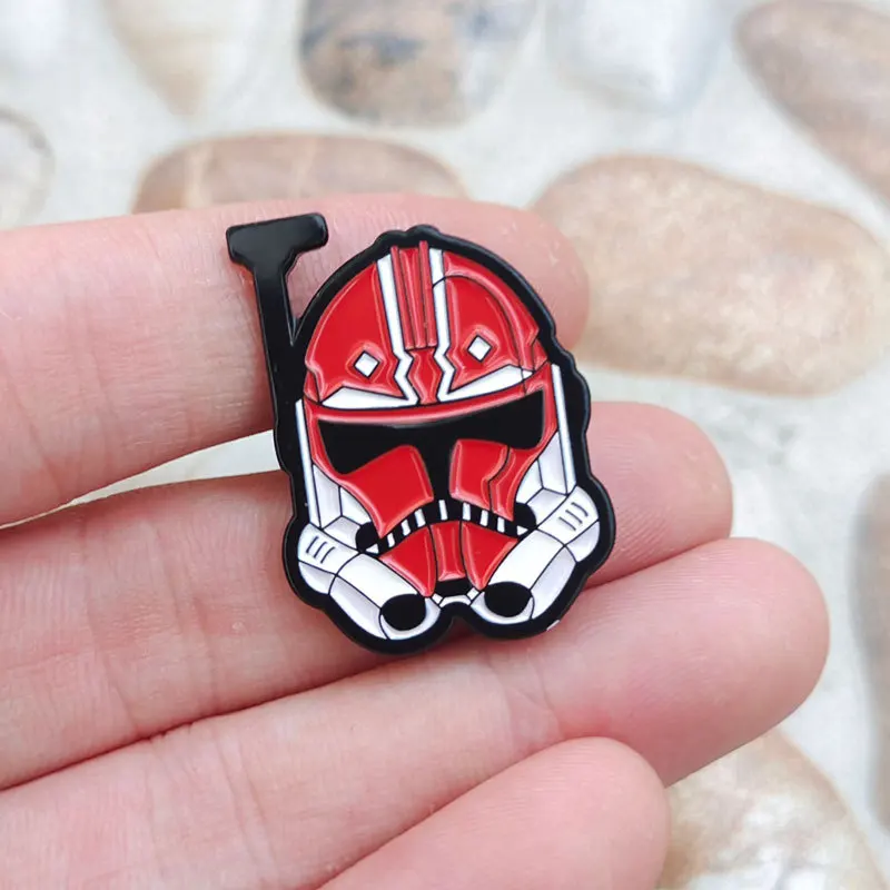 Шлем с эмалью в стиле Звездных войн мандалориан Боба Фетт шпильки искусственный