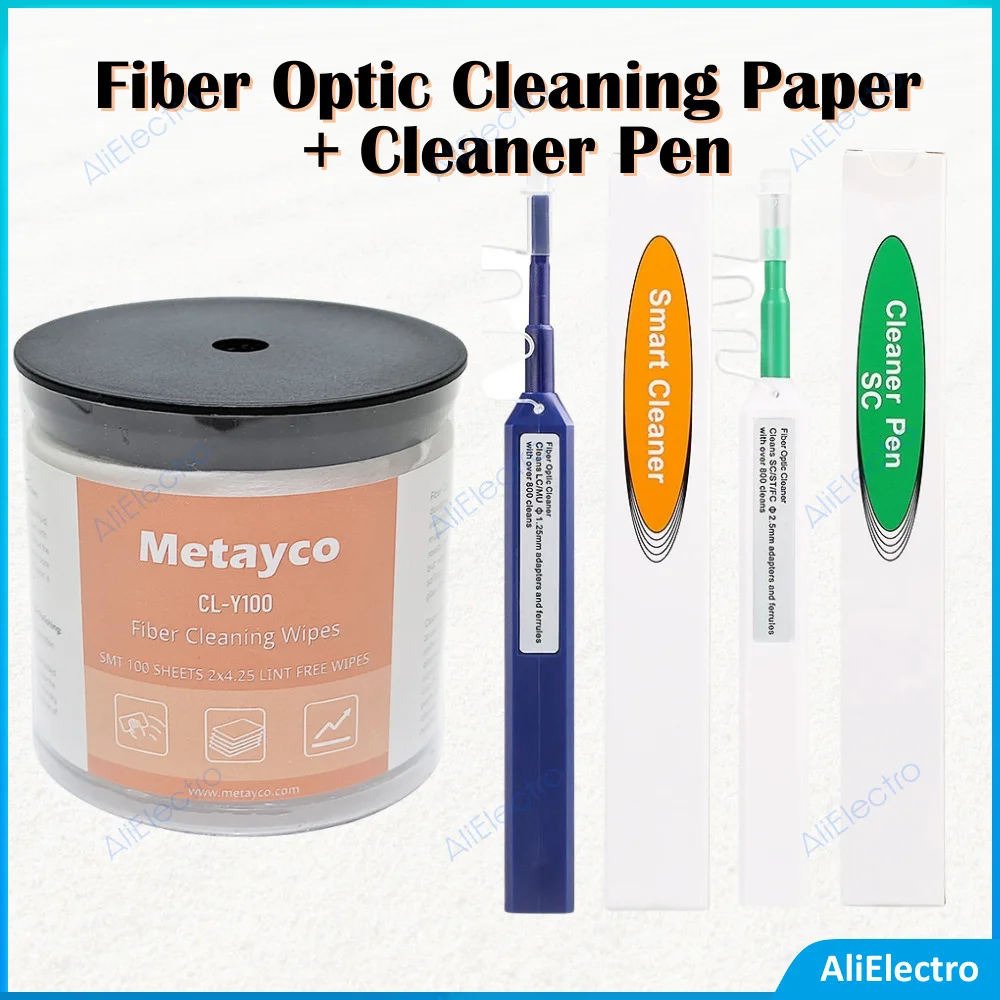 Metayco CL-Y100 салфетки для чистки волокон платформа без пыли бумажные