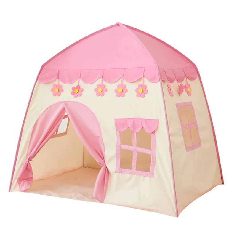 

Tent Indoor Outdoor Games Garden Tipi Princess Castle Folding Cubby Toys Tents Enfant Room House Teepee Playhouse