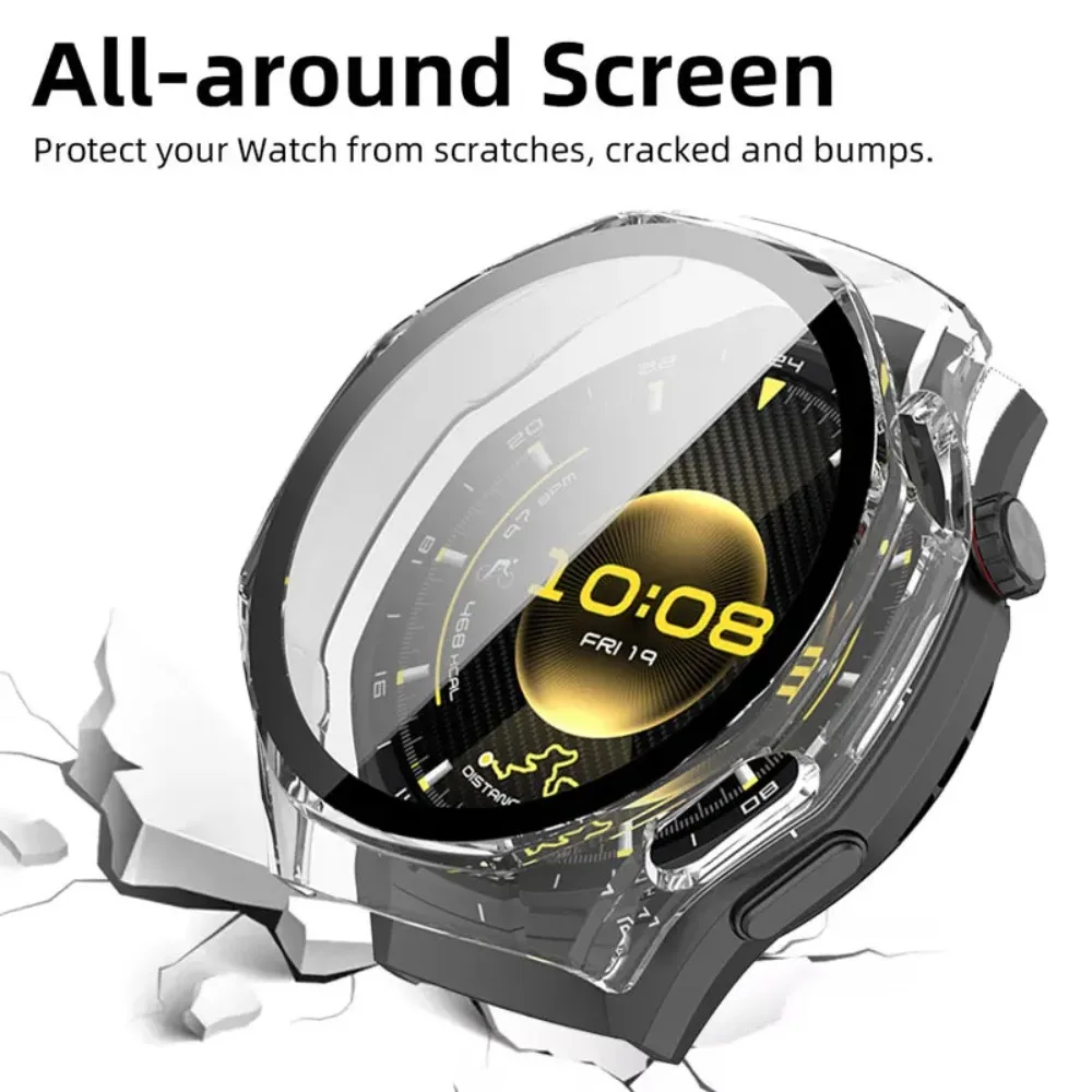 Защитная пленка из закаленного стекла + чехол для Huawei Watch GT6 Pro 46 мм, официальный защитный корпус с антиударным стеклом для экрана Huawei GT6 Pro (art.: 3920dbb9569f2) - 3920dbb9569f2