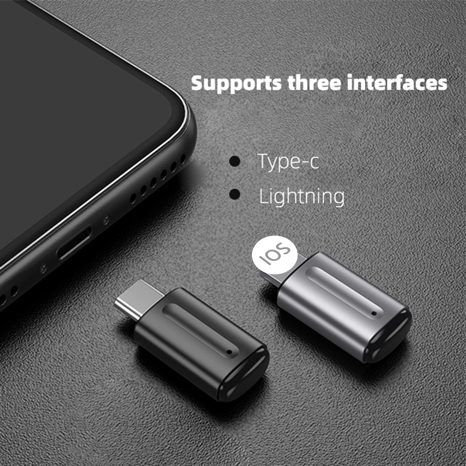 

Type-C/for iOS Interface Smart App Control Mobile Phone Remote Controller Wireless Infrared Appliances Adapter