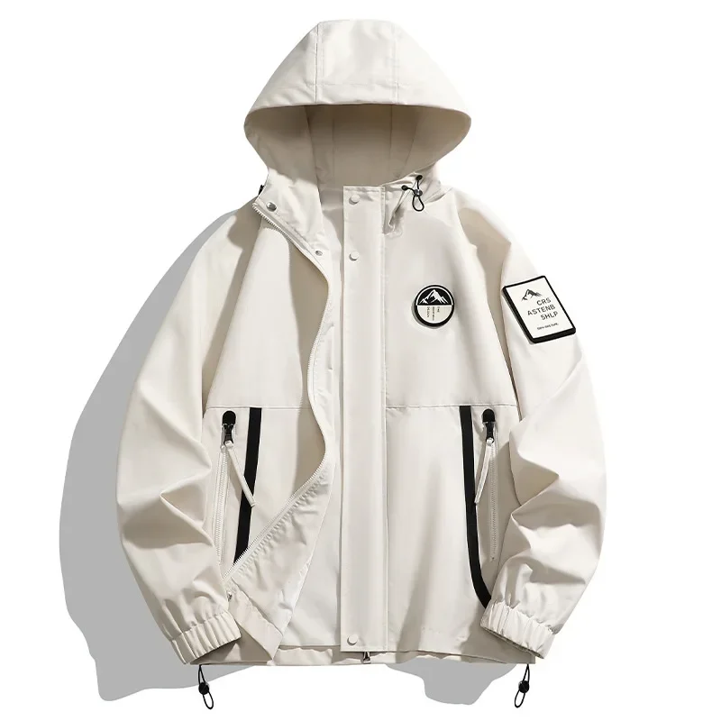 Модная уличная одежда мужской альпинистский костюм с капюшоном и