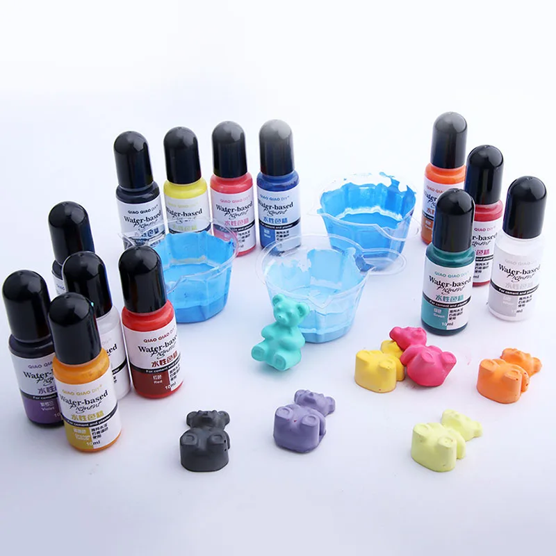 

12-Color DIY Water-Based Dye Gypsum Cement Water-Soluble Resin Soap Handicraft Color Paste Pigment Handmade Making Supplies