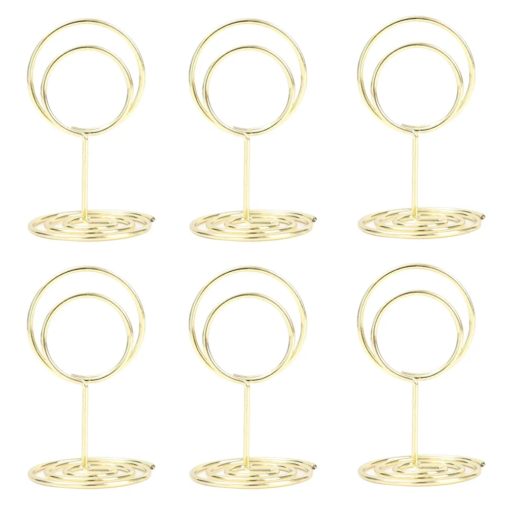 

Металлические держатели для карточек сердечком