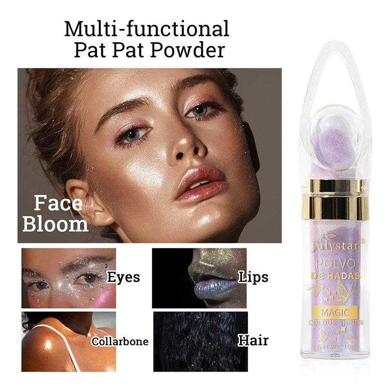 

Highlighter Powder Fairy Powder Shimmer Contour Blush Powder Hree-Dimensional Repairing Blush For Girl Face Body Cosmetic
