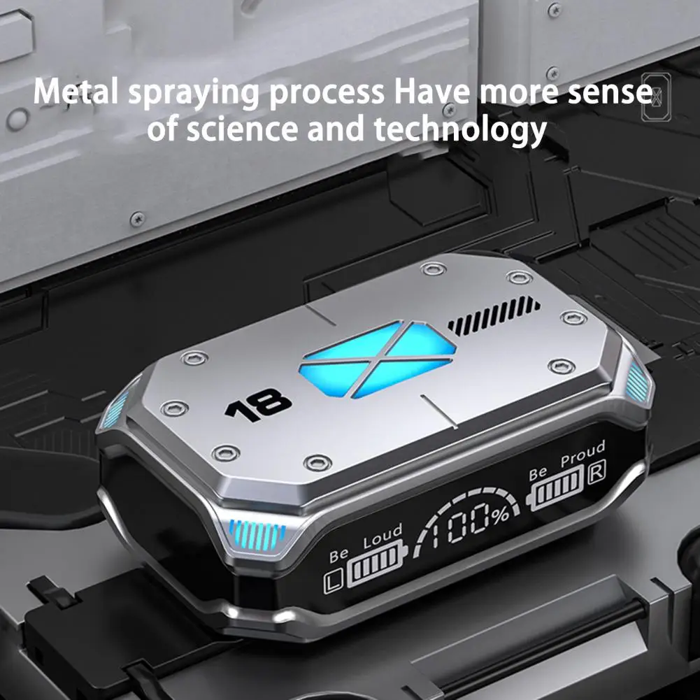 

Bluetooth-compatible Earbuds Fashion Low Latency Waterproof Surround Sound Wireless Earphones Headphones Gaming Wear