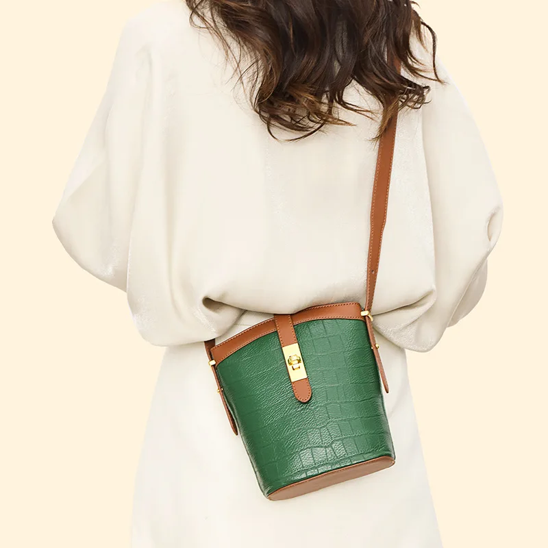 

Женская сумка-мешок через плечо из натуральной кожи, роскошные дизайнерские маленькие сумки-мессенджеры на плечо для женщин, брендовые дам...