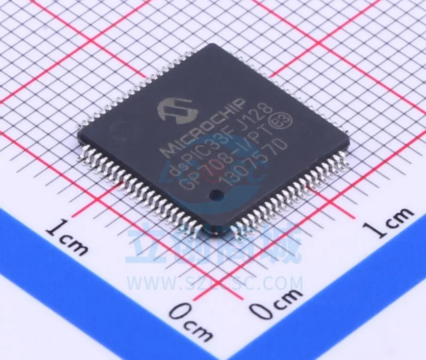 DSPIC33FJ128GP708-I/PT package TQFP-80 new original genuine microcontroller IC chip