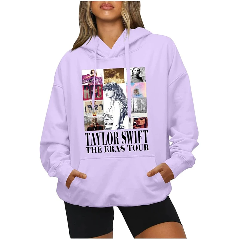 

Women's Taylors Swifts Hoodie Fan Gift Sweatshirts Oversized Graphic Pullover Hoodie for Concert