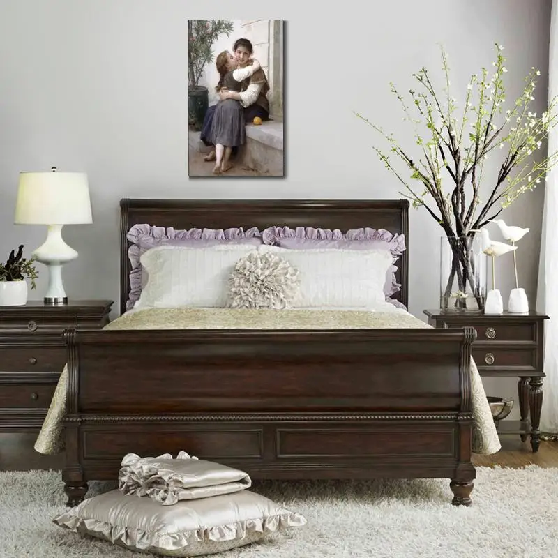 Картина A Little Coaxing для украшения спальни высокое качество