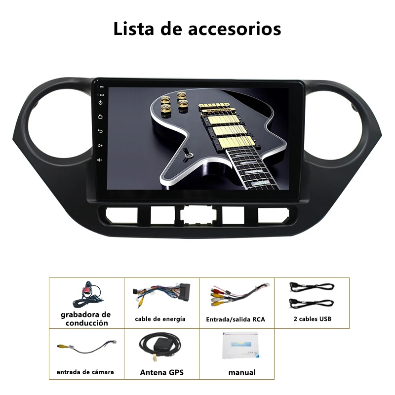 Автомагнитола GHC для Hyundai I10 2013-2016 9 дюймов Android GPS |