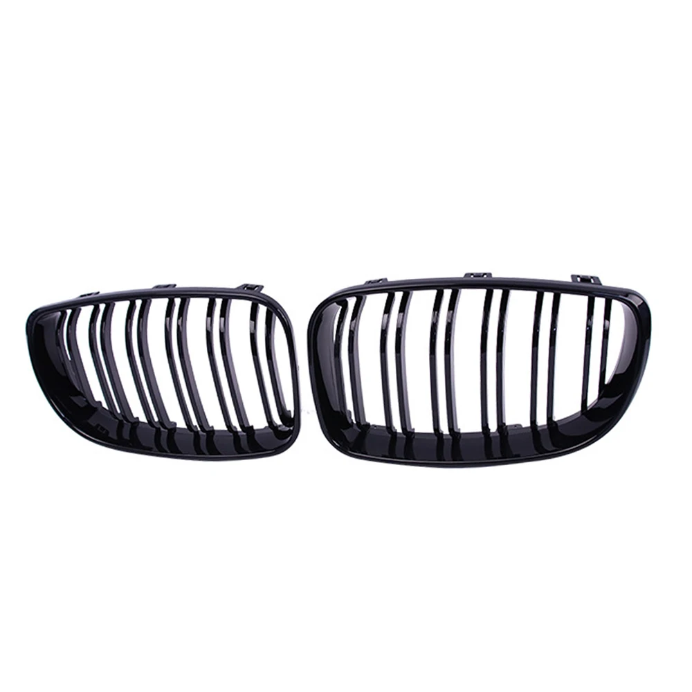 

Car Glossy Black Grill Front Kidney Grille for BMW E81 E87 E82 E88 128I 130I 135I Selected 07-11 Dual Slats Double Line Grills