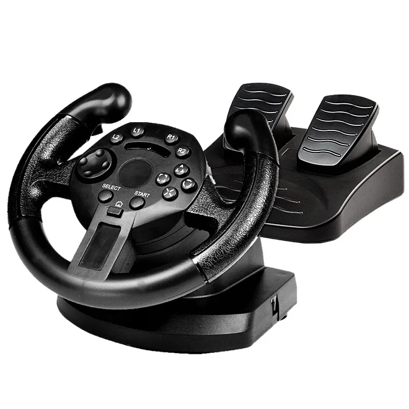 

NEW Data Frog Racing Game Pad 180 Degree Steering Wheel Vibration Joysticks For PS3 Game Remote Controller Wheels Drive For PC