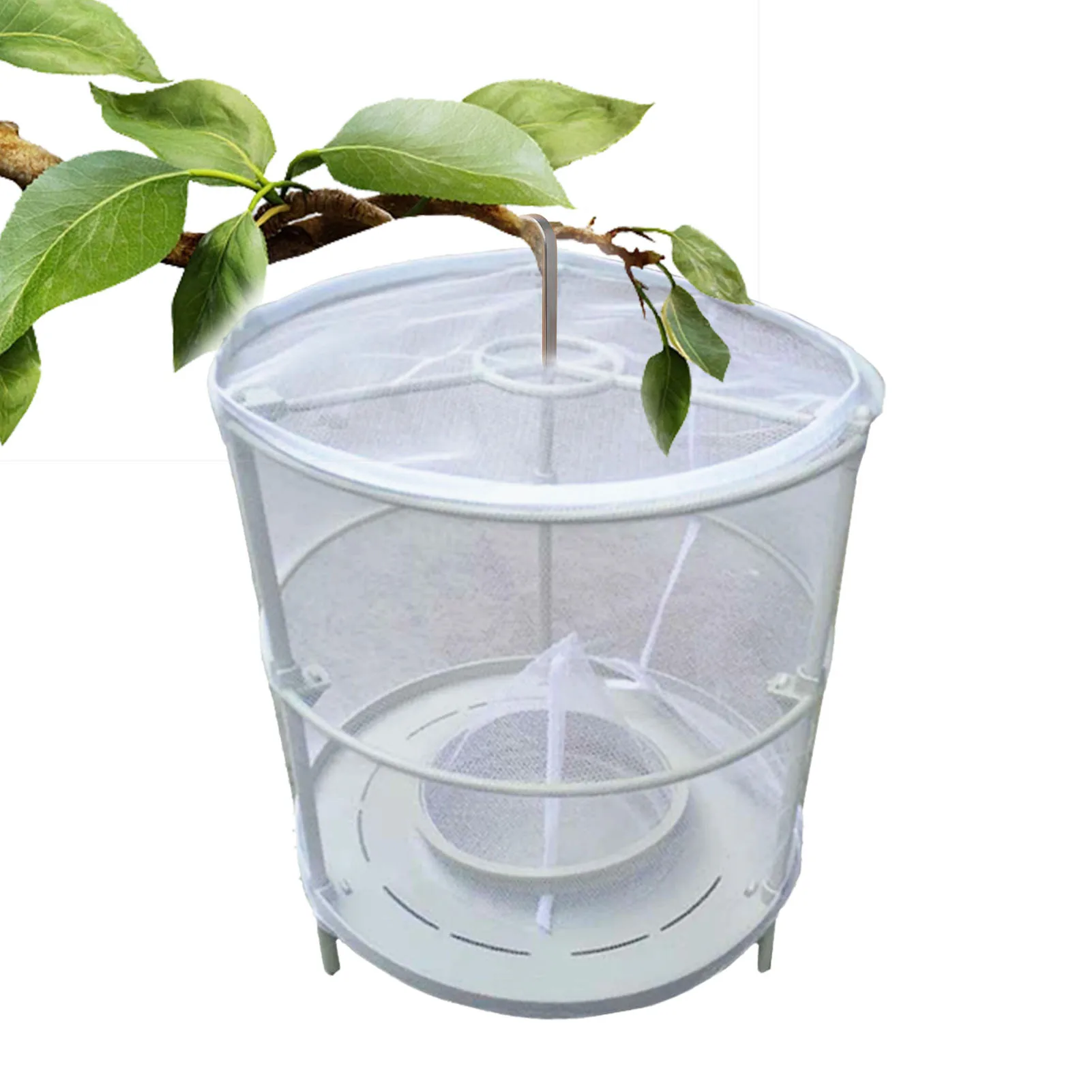 

Outdoor Ranch Fly Trap Foldable Hung Fly Catcher Garden Effective Pasture Fly Traps For Outdoor Garden Horse Barn Farm Yard
