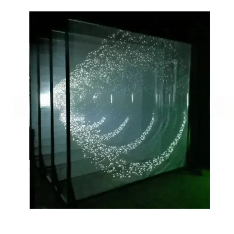 Голограмма Рекламный дисплей Сетчатый экран Сценическое голографическое шоу 3X3M