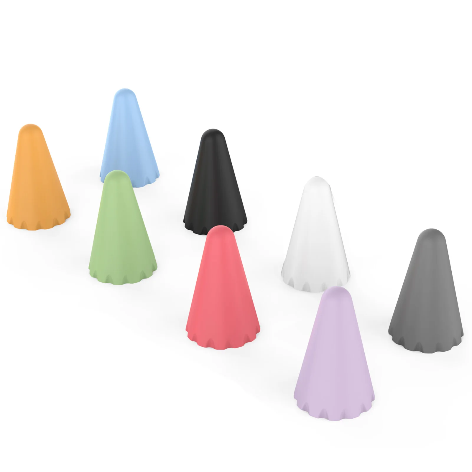 

8 шт./упак. силиконовый чехол с беззвучным наконечником для умного наконечника карандаша, сменный наконечник, совместимый с защитой от перьев 1 и 2 поколения