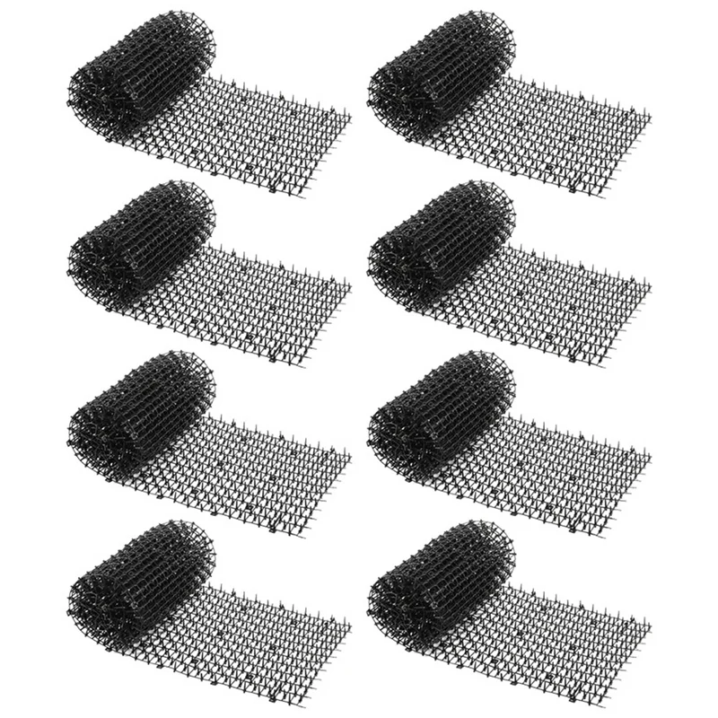 

8X Cat Scat Mat With Spikes, Cat Dog Animal Spikes Repellent Deterrent Mat, Indoor Cat Outdoor Mat 2M X 0.