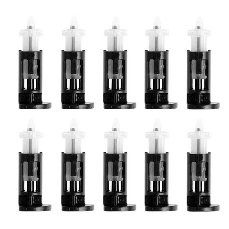 

10Pcs Plastic Mounting Clip For 4 Way CPU Coolers 1155 775 CPU Heatsink Mount Pin Push Screw Cooler Fan Fastener