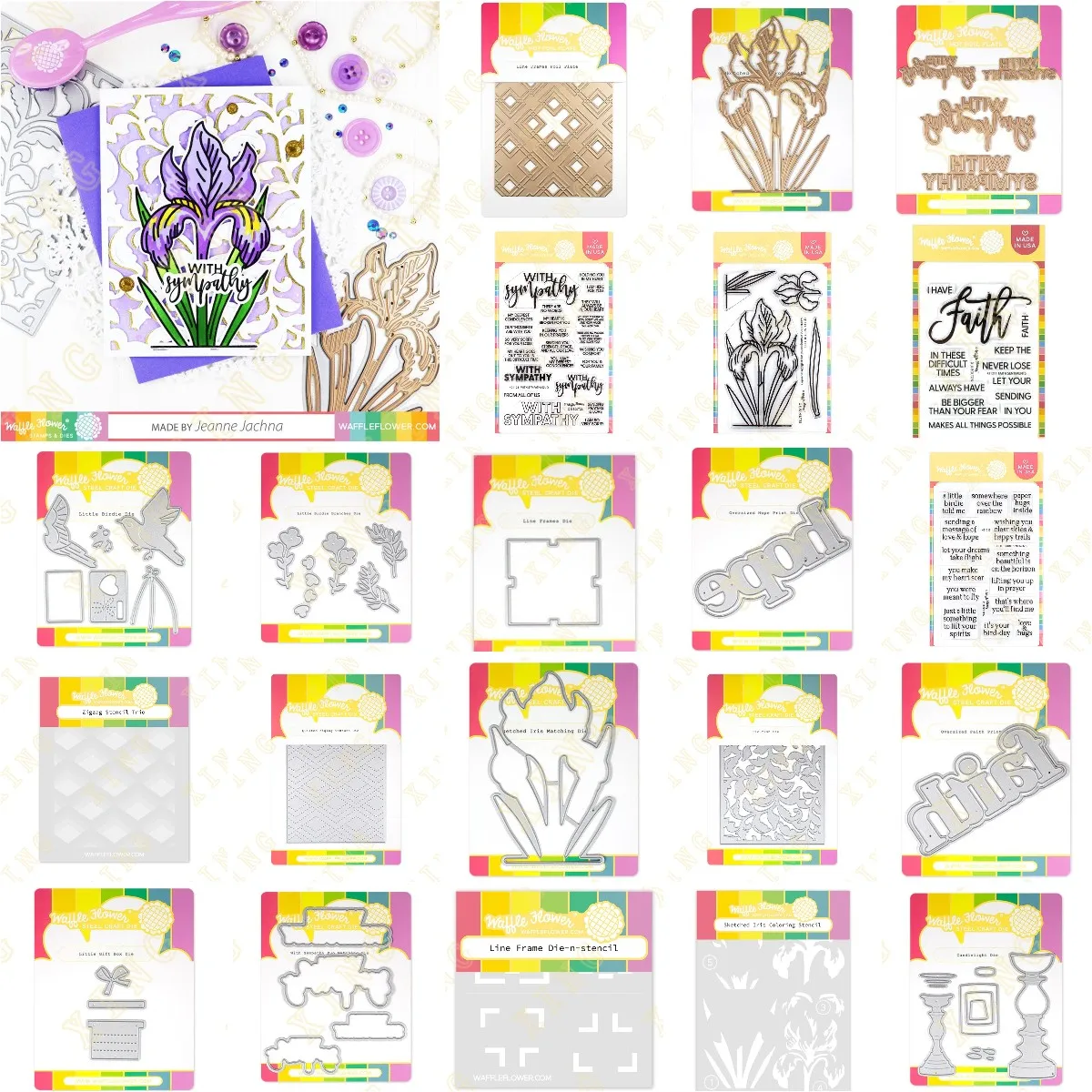 

Flowers Birds Hope Metal Cutting Dies Clear Stamps Stencil Hot Foil Scrapbook Diary Decoration Embossing Template Diy Handmade