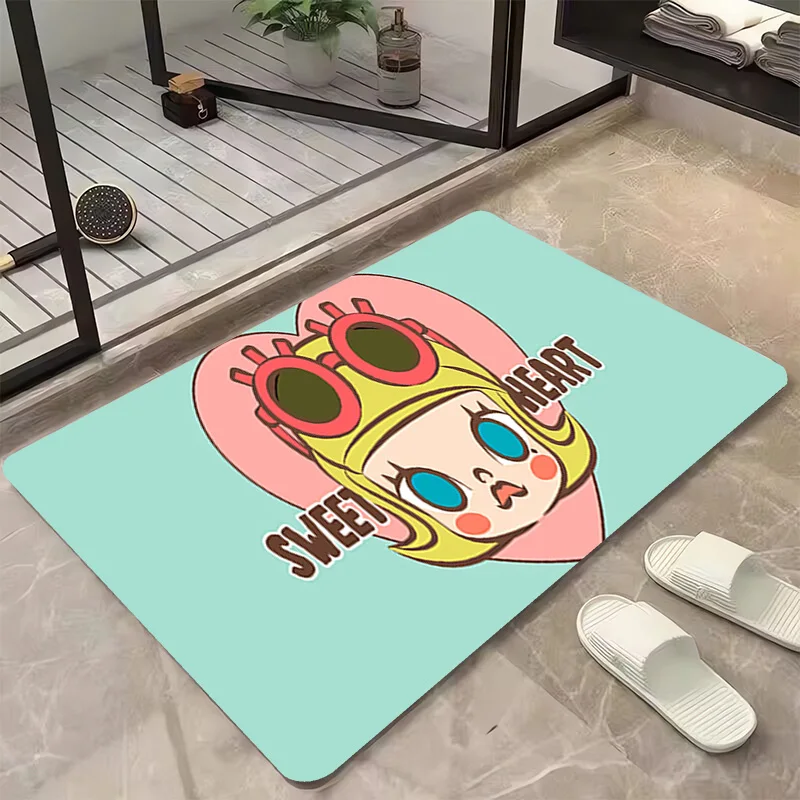 

Коврик для ванной комнаты POP MART, украшение для кухни, ковер для спальни, коврики для пола, коврики для гостиной, коврики для входной двери, Придверные коврики, молитвенный коврик для ног