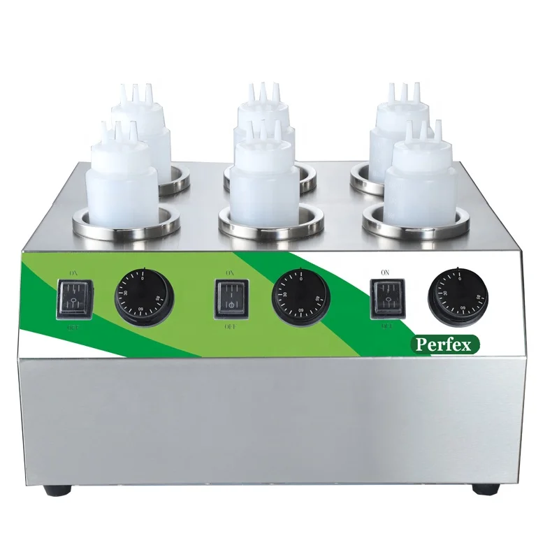 

Chocolate melting pot machine with tank for bottle melting chocolate/cheese/sauce commercial using.