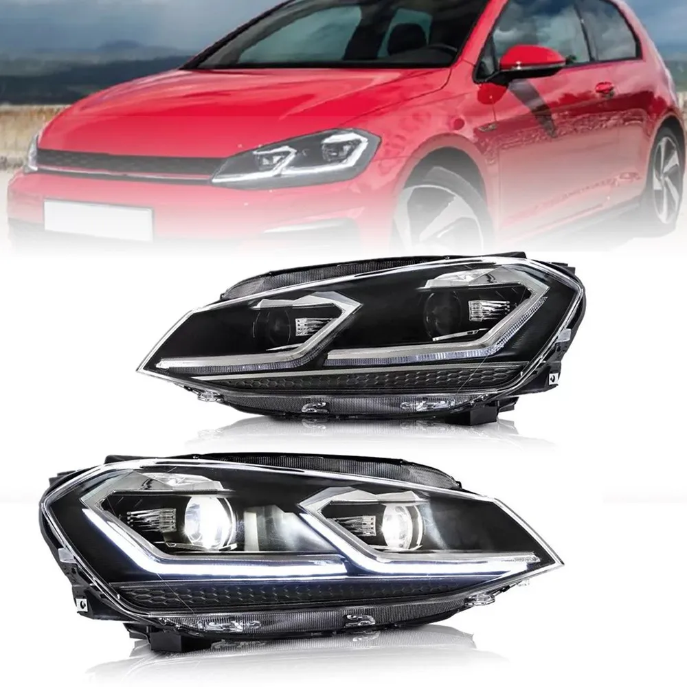 Автомобильные фонари для Volkswagen VW Golf 7 MK7 аксессуары 2014 2015 2016 2017 модифицированные DRL
