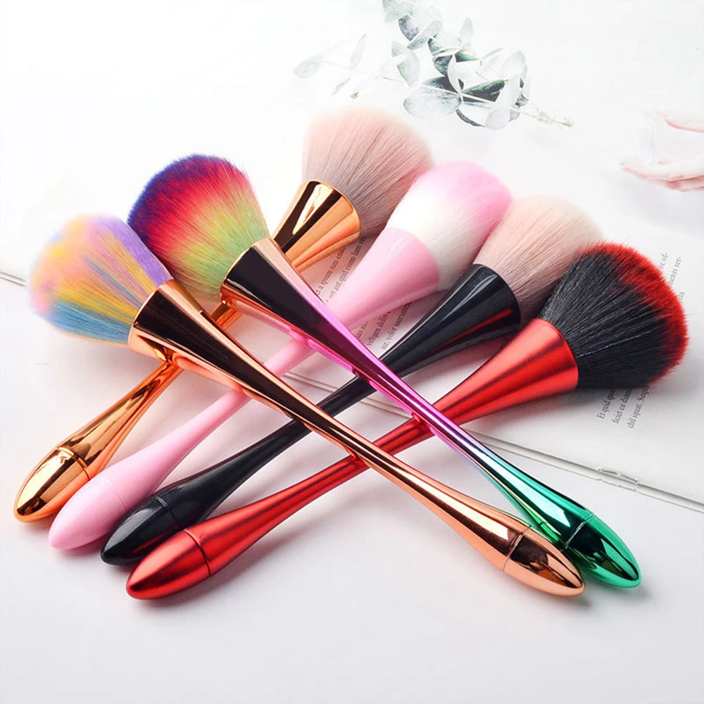

Small Waist Makeup Brushes Multi Function Art Nail Paint Gel Cleaning Dust Polish Powder Blusher Brush Manicure Tool Accessories