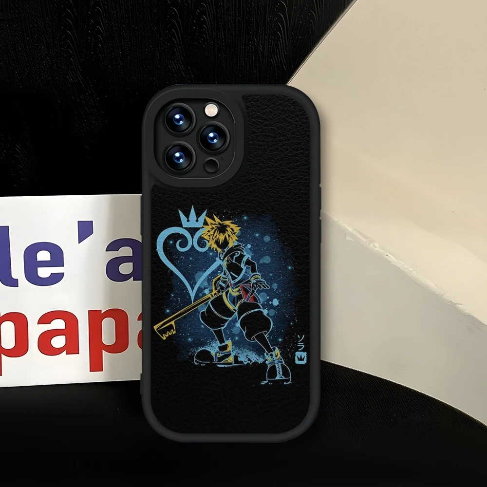 Фото Чехол для телефона Kingdom Hearts силиконовый мягкий черный для IPhone 13 14 16 15 12 11 Pro Max Mini Xs Xr Plus SE2020 кожаный чехол №5